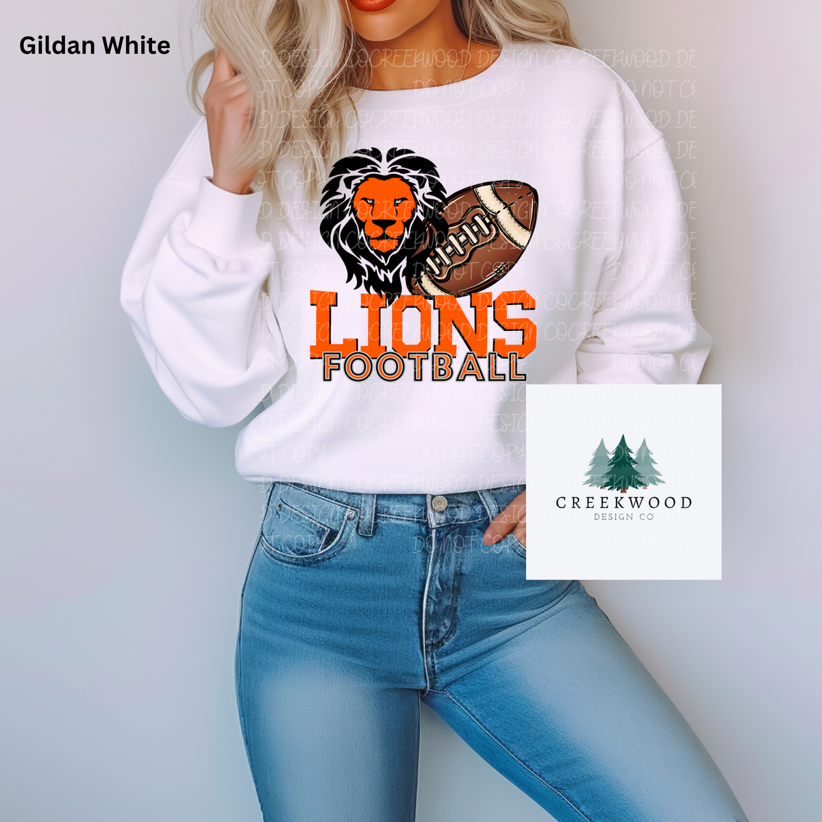 Brooks Lions Football – Creekwood Design Co
