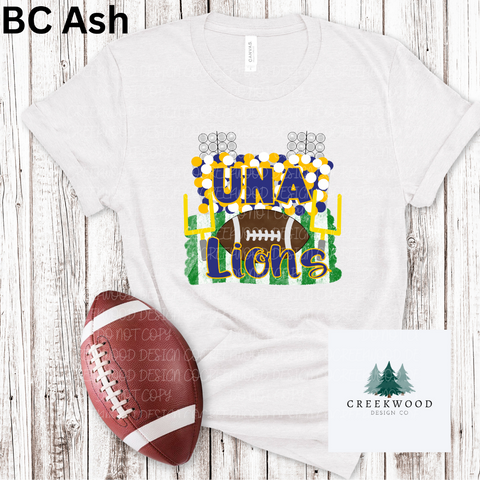 UNA Lions FOOTBALL Adult tee