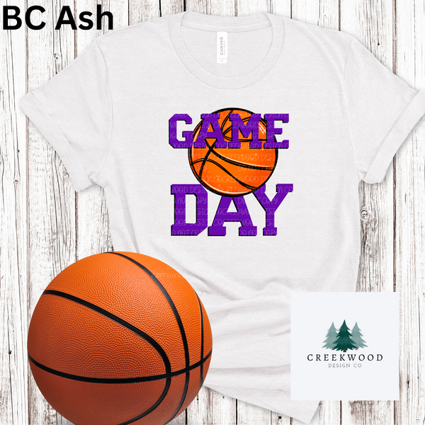 Gameday Basketball Purple