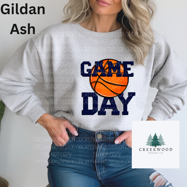 Game Day Basketball Navy