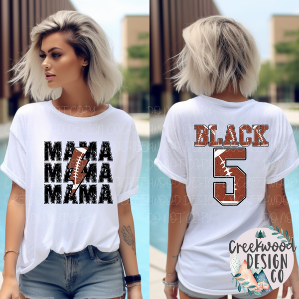 Mama Football Personalized Design