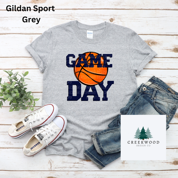 Game Day Basketball Navy