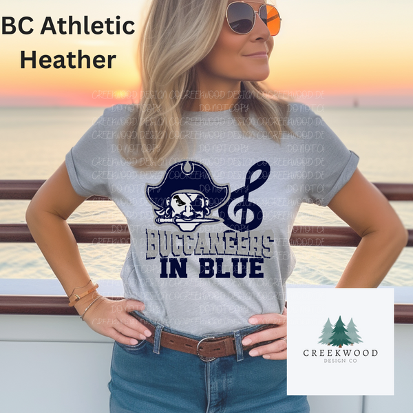 Buccaneers In Blue Band Design