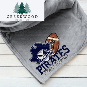 Pirates Football Plush Blanket