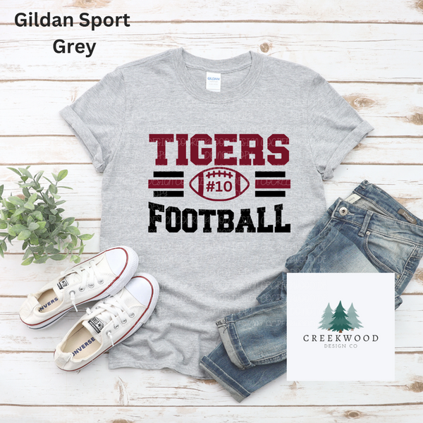 Team # Football Design (please add # to the box for personalization)