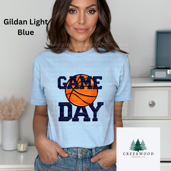 Game Day Basketball Navy