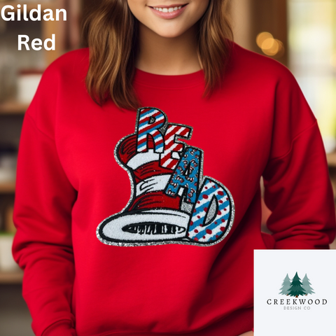 Read Across America Chenille Patch Sweatshirt