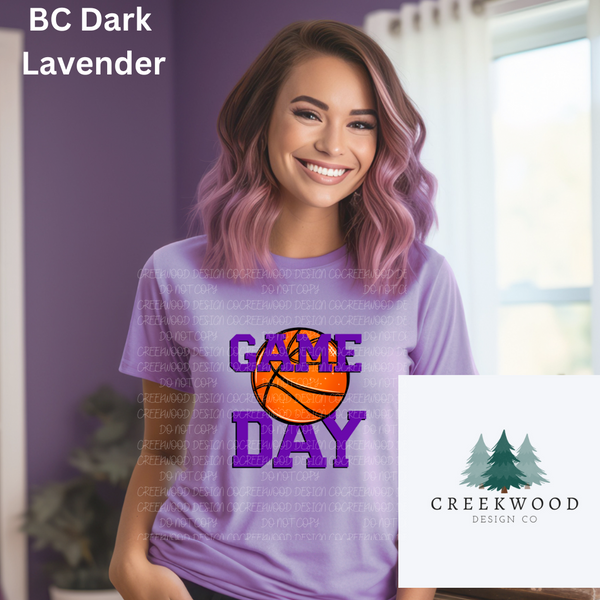 Gameday Basketball Purple