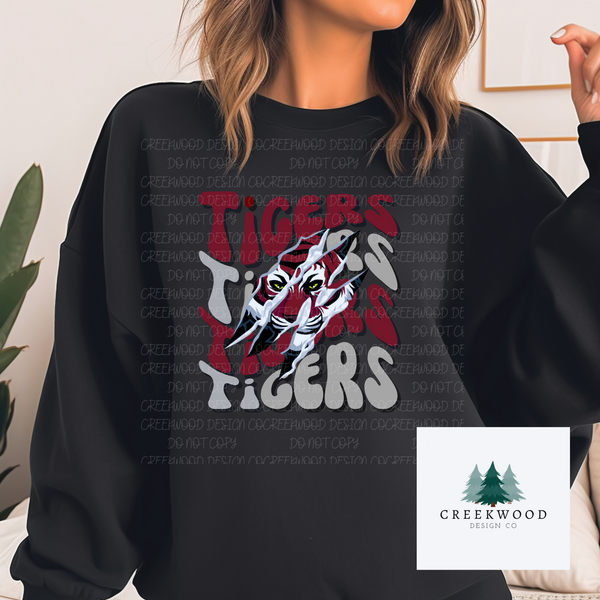 Tigers Wave Design