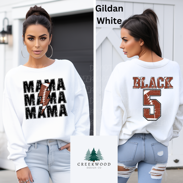 Mama Football Personalized Design