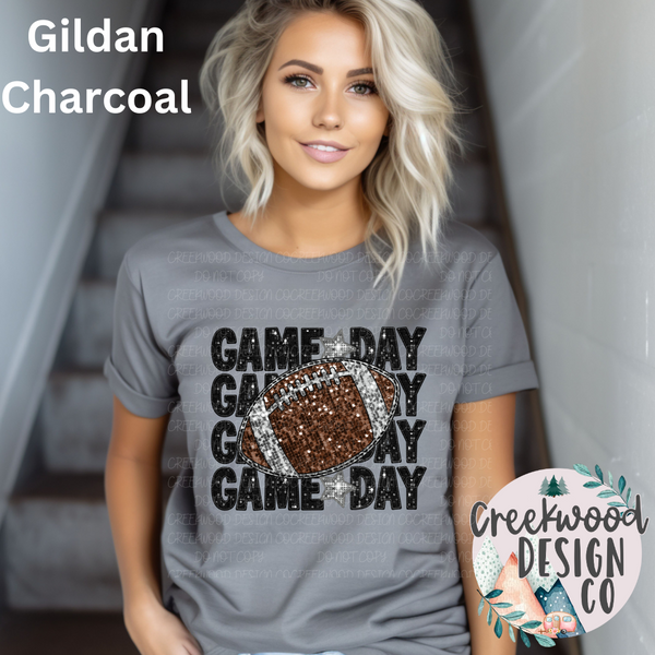 Game Day Faux Sequin Design