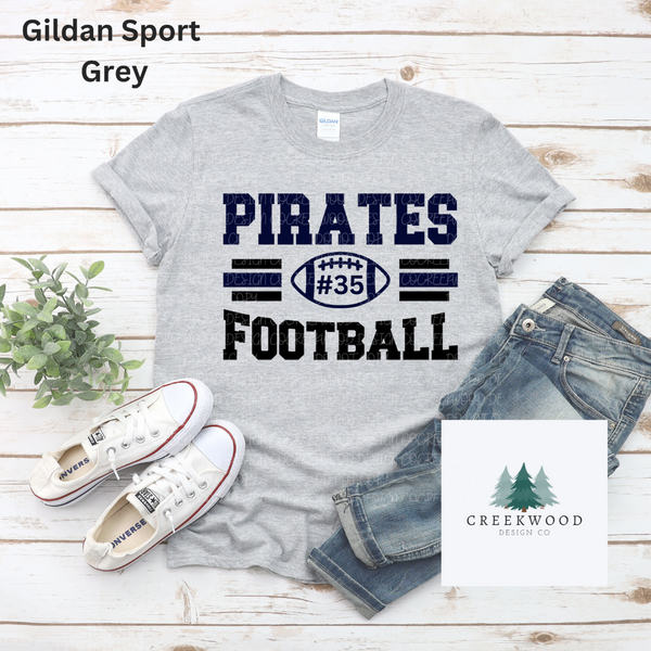 Team # Football Design (please add # to the box for personalization)