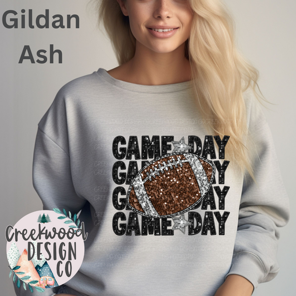 Game Day Faux Sequin Design