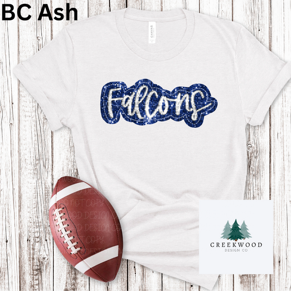 Falcons Faux Sequin Design