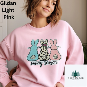 Bunny Season Chenille Patch Sweatshirt