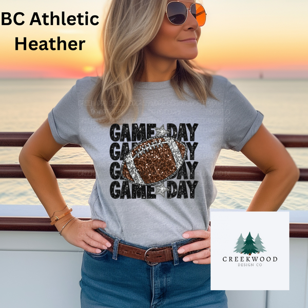 Game Day Faux Sequin Design