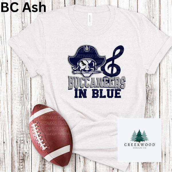 Buccaneers In Blue Band Design