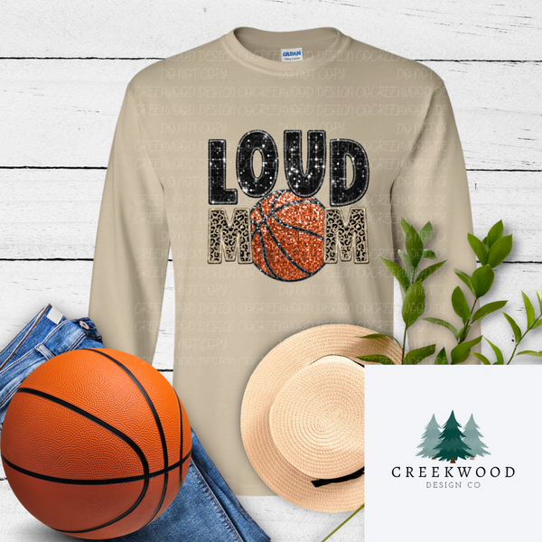 Loud Basketball Mom