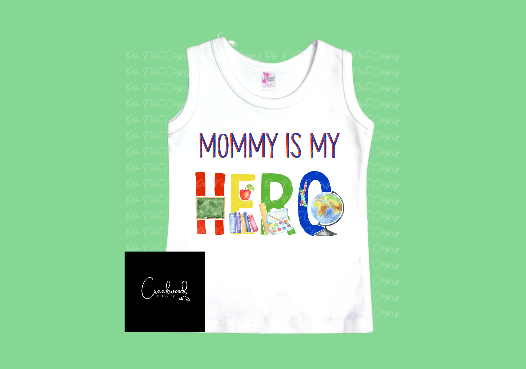 Teacher Hero Daddy/Mommy tee/tank -SD