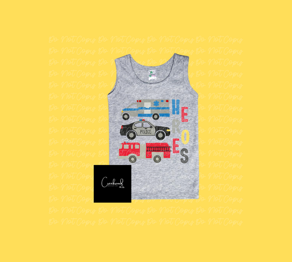 Heroes Trio Tee/Tank-SD