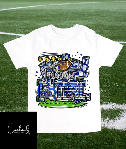 Falcons Football Kid tee