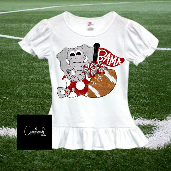 Bama Football Kid design