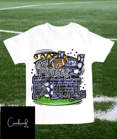 Pirates Football Kid tee