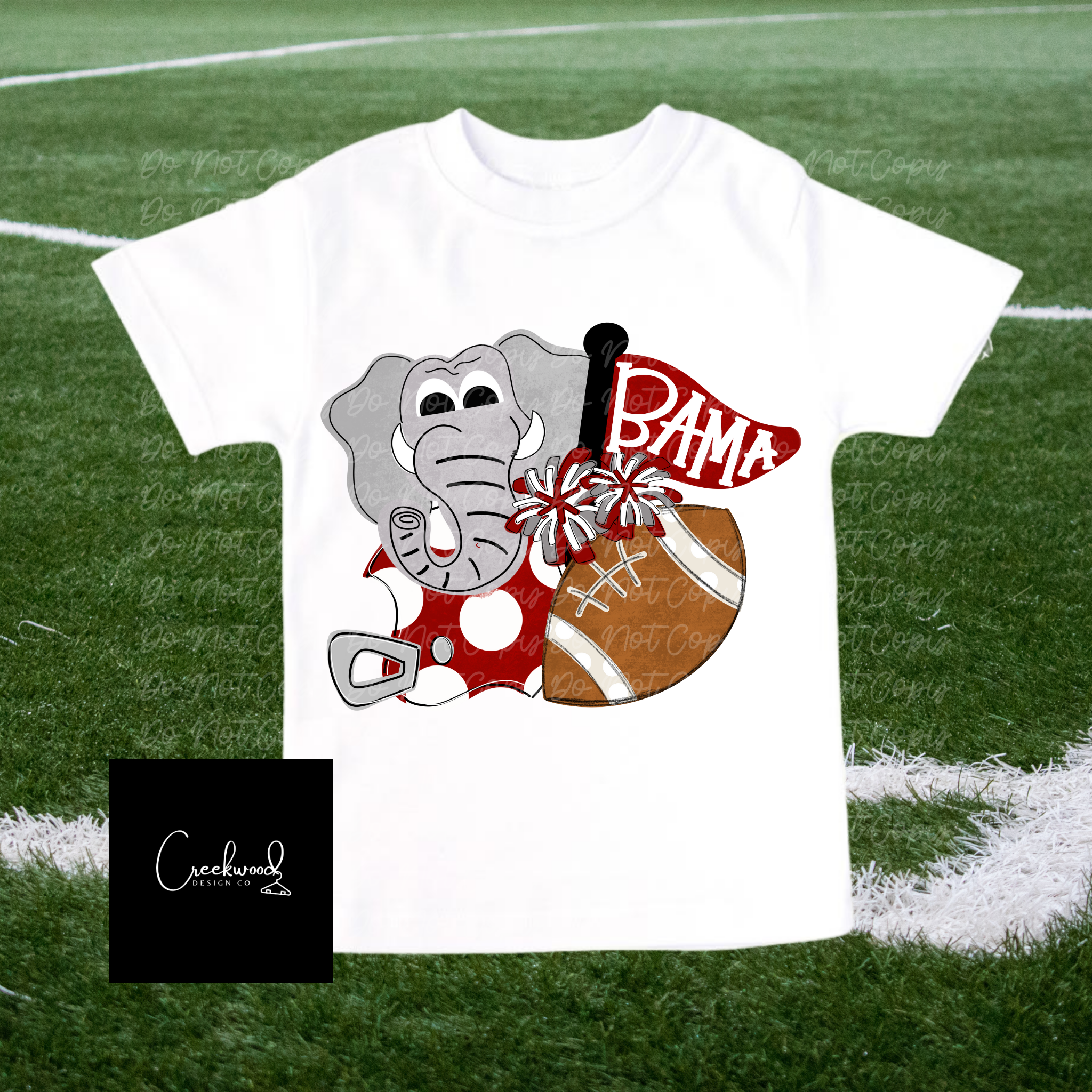 Bama Football Kid design