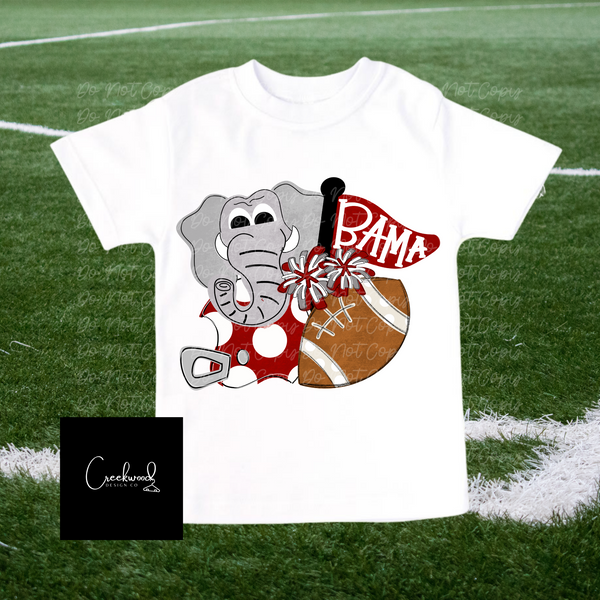 Bama Football Kid design