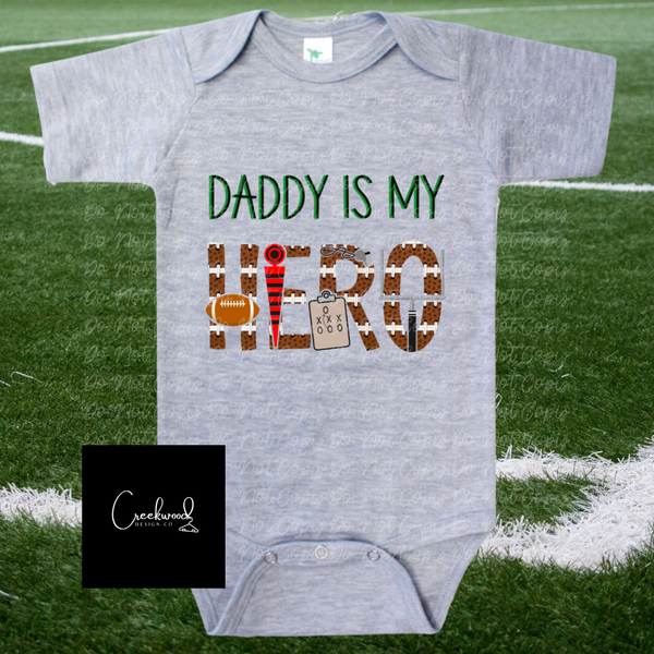 Daddy is my Hero Coach -SD baby