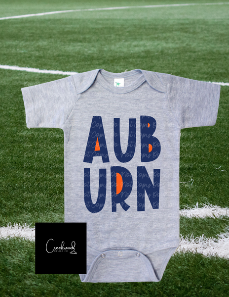 Auburn Onesie-SD baby