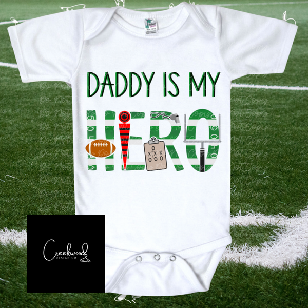 Daddy is my Hero Coach -SD baby