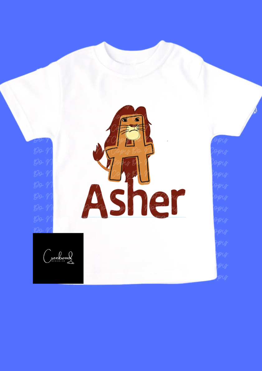 Lion King Inspired Name Design- (Please add name to the box)