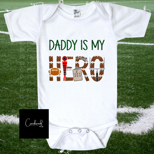 Daddy is my Hero Coach -SD baby