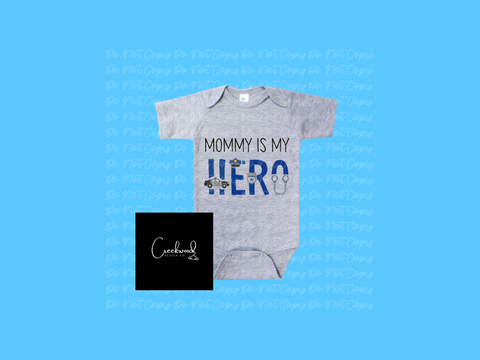 Police Hero Mommy/Daddy Onesie