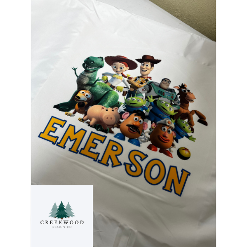 Custom Design Pillow Case- SD (Please add name to box for personalization)