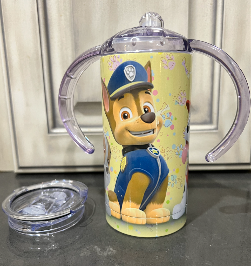 Paw patrol sippy cup (Digital file) – Cali Couture Creations